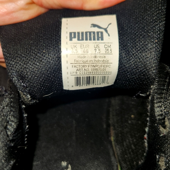 PUMA Men's Tazon 6 Fracture FM Cross-Trainer Shoe, Black - Picture 3 of 4